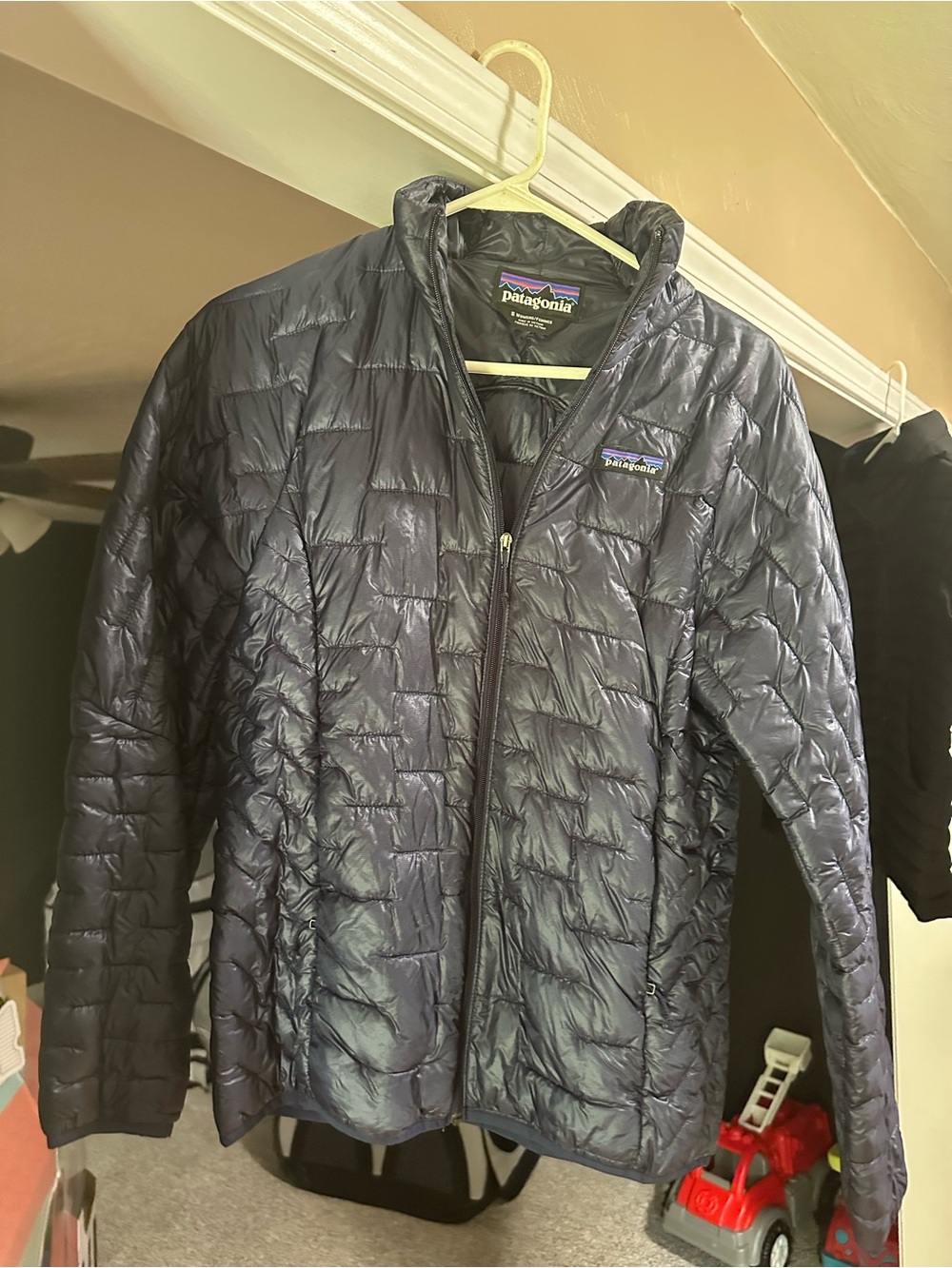 Patagonia Women's Quilted Puffer Jacket - Dark Navy
